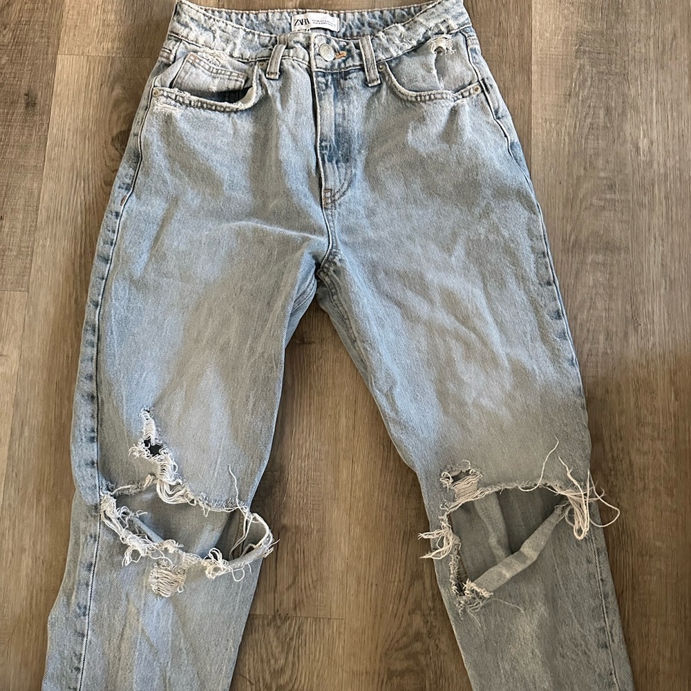 zara mom jeans